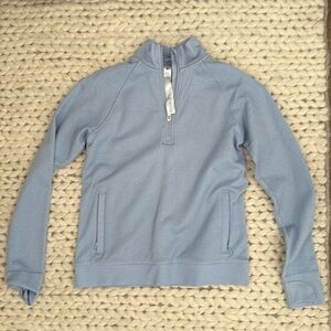 NWOT Lululemon Athletica waffle knit 1/4 zip long sleeve shirt
